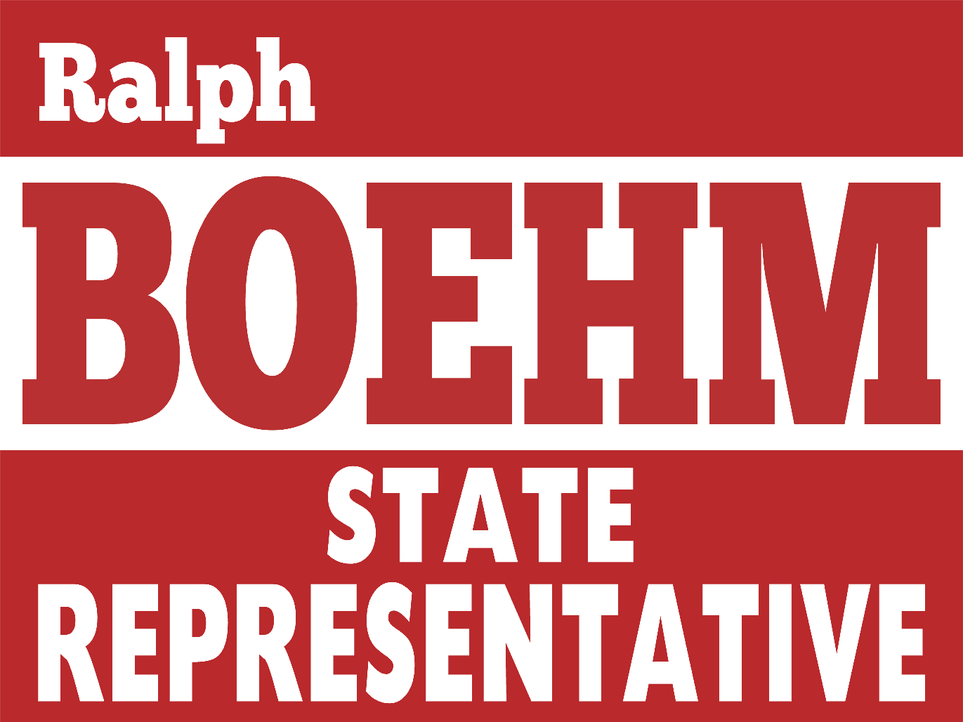 Ralph Boehm Sign